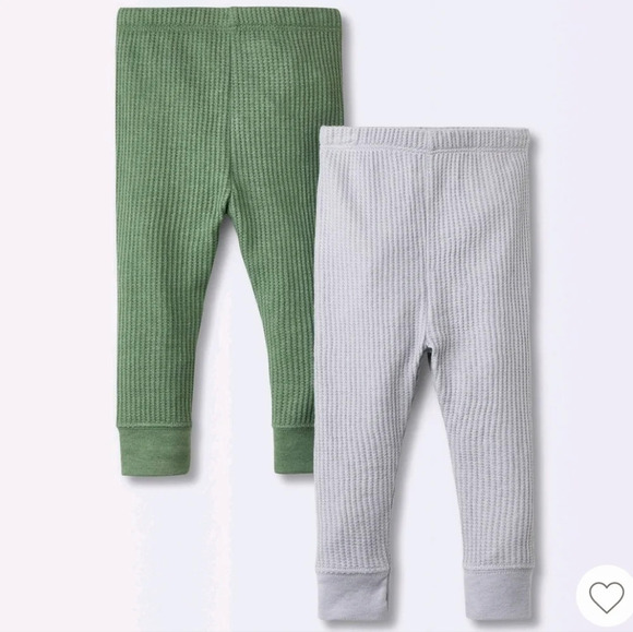 NWT Cloud Island Baby Boy Waffle Pull On Pants 2 PK 24M - Picture 2 of 8